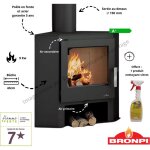 Po�le � bois d'angle lerma bronpi