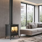 Po�le � bois en fonte 4. 6 kw premium hestia s17 eco kawmet