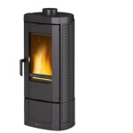Po�le � bois fonte 6. 6kw noir antracite - nordica extraflame - candylean