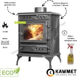 Pole  bois en fonte 7. 4 kw p3 eco kawmet