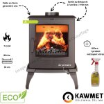 Pole  bois en fonte 7. 9 kw p8 eco kawmet
