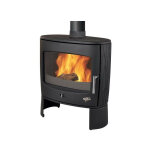 Godin - poêle à bois fonte - eclipse - 8 kw - peint anthracite 388118 Godin - poêle à bois fonte - eclipse - 8 kw - peint anthracite 388118