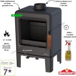 Po�le � bois en fonte lira bronpi