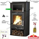 Po�le a bois avec four tudela bronpi