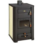 Poêle à bois hydraulique prity s3 w21 ? 21 kw, noir graphite, chaudière intégrée de 29 l, classe a Poêle à bois hydraulique prity s3 w21 ? 21 kw, noir graphite, chaudière intégrée de 29 l, classe a