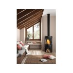 Invicta - poele a bois neosen plus 3 vitres raccordable - 8 kw - bûches 40 cm Invicta - poele a bois neosen plus 3 vitres raccordable - 8 kw - bûches 40 cm