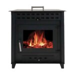 Interstoves - pole  bois noa 9 bches 50cm - noir