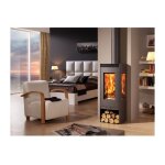 Poele a bois - panadero - alba ecodesign - 9, 5 kw - bches 50 cm