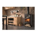 Panadero - poele a bois zamora ecodesign - 7, 1 kw - bches 50 cm