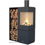 Bronpi - po�le � bois raccordable bombay - e 6 kw avec kit air