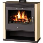 Victoria - poêle à bois rubin blanc ivoire 13kw Victoria - poêle à bois rubin blanc ivoire 13kw