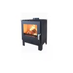 Verso - po�le � bois kara l - 7, 5 kw design �l�gant et chauffage performant