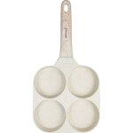 Po�le � cr�pes 4 en 1 en marbre, 18 cm, beige, klausberg kb - 7823