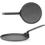 Poêle à crêpes en acier au carbone, diamètre 282 mm Poêle à crêpes en acier au carbone, diamètre 282 mm