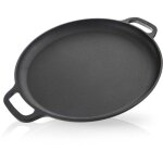 Poele en fonte avec poignee pour four cuisiniere et feu ouvert