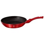 Po�le � frire en granit 30 cm berlinger haus rouge m�tallique bh - 1254