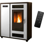 Po�le � granul�s air slim astral 12, 2 kw blanc sannover