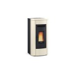 Extraflame - pole  granules canalisable klaudia plus 5. 0 8 kw ivoire