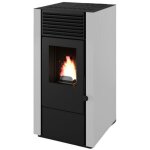 Po�le � granul�s canalisable - punto fuoco marisa 8 kw blanc