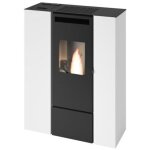 Po�le � granul�s �tanche slim canalisable - punto fuoco olivia can up 9. 9 kw blanc