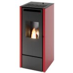 Po�le � granul�s - punto fuoco cinzia 9. 9 kw rouge