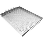 Po�le � griller de luxe - acier inoxydable, r�sistante � la chaleur, lavable au lave - vaisselle, id�ale ...