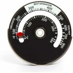 Po�le magn�tique po�le � bois thermom�tre chemin�e moniteur de temp�rature jauge pour conduit de fum�e ...