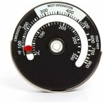 [jamais utilis�] po�le magn�tique po�le � bois thermom�tre chemin�e moniteur de temp�rature jauge pour ...