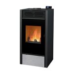 Bronpi - pole mixte bois et granuls hybrid 11 kw - plusieurs versions disponibles finition avec vision ...