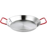 Po�le � paella antiadh�sive inox plat � paella 32cm