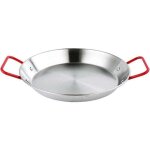 Po�le � paella antiadh�sive inox plat � paella 32cm