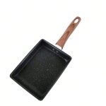 Pole  pancake, 19 x 15, 5 x 4 cm, carr poile a crpes, pole antiadhsive tamagoyaki, poele  crepe, ...