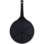 Po�le � pancakes 26cm avec 6 formes de cur