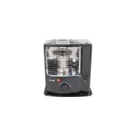 Pole  paraffine avec mche zibro rs122 - chauffage efficace et portable pour la maison, noir