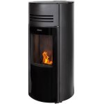 Poele a pellets - aduro - p1 - 50702b - 8 kw - noir