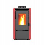 Po�le � pellets autoportant 6, 3 kw thunder� leyla - red
