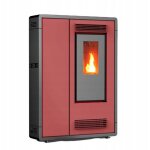 Po�le � pellets autoportant 7, 5 kw thunder� aria - red