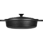 Pole le pignatte, aluminium moul sous pression, teflon classic, noir, 20x20x7, 5 cm