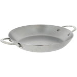 Po�le ronde acier 2 anses 28cm de buyer 5652. 28