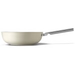 Po�le wok 30cm cr�me mat - smeg - wof3002crm