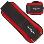 Poids pour chevilles et poignets, poids pour mains 2x0, 5 kg - rouge
