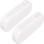 Poids pour cordons de rideaux, lot de 2 pendentifs en plastique pour stores verticaux et rideaux - blanc ...