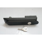 Poign�e escamotable noire � cl� 405e pour fermeture coffret industriel s�rie