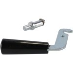 Poignes de porte de chemine de rechange pour poles  bois et chaudires, en pvc rsistant  la chaleur, ...