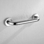 Poign�e de s�curit� salle de bain 25 cm lisse finition chrome brillant en acier inoxydable