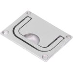 Poignée de trappe de bateau en acier inoxydable 316 pour couvercle de pont de levage affleurant, miroir ... Poignée de trappe de bateau en acier inoxydable 316 pour couvercle de pont de levage affleurant, miroir ...