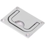 Poigne de trappe de bateau en acier inoxydable 316 pour couvercle de pont de levage affleurant, miroir ...