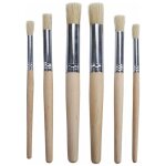 Poils pinceaux peinture professionnelle pinceau manche en bois brosses pour huile acrylique aquarelle ...
