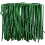 Pointes de gazon synthtique en forme de u de 150 mm, antirouille, pour fixation de barrires anti - ...