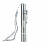 Pointeur laser cat 7 en 1, uv, indicateur led, rglable, usb, argent